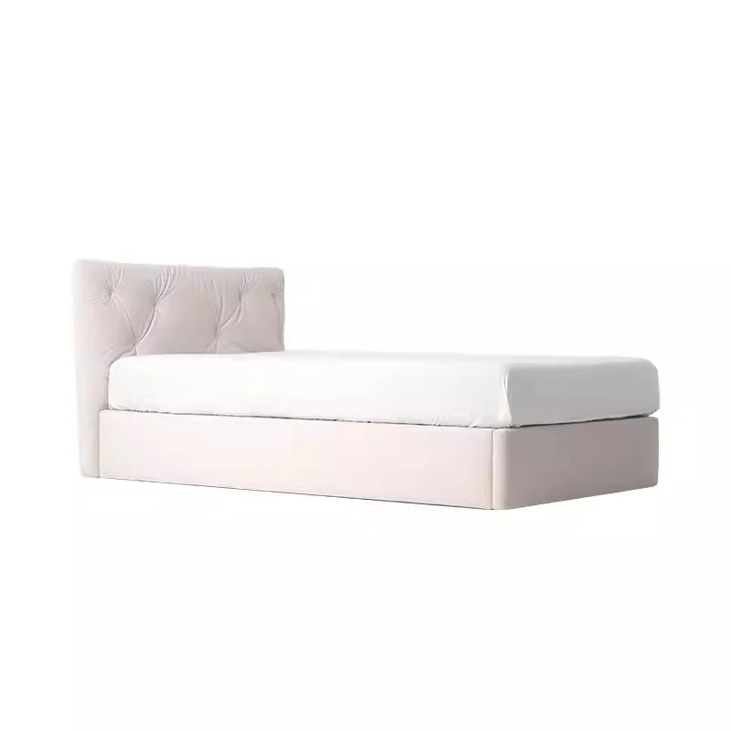 Fabric Soft Bed Storage High Box Bed Children's Single Bed Master Bedroom
Fabric Soft Bed Storage High Box Bed Children's Single Bed Master Bedroom