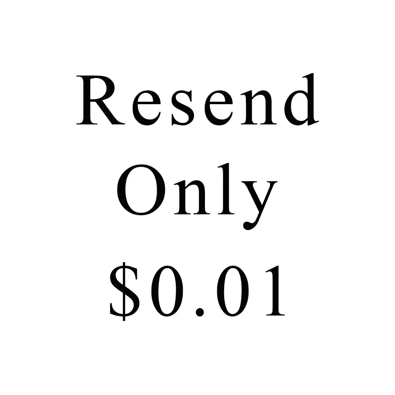 Used To Resend The Order Link Please Contact Customer Service Before Placing An Order.
Used To Resend The Order Link Please Contact Customer Service Before Placing An Order.
