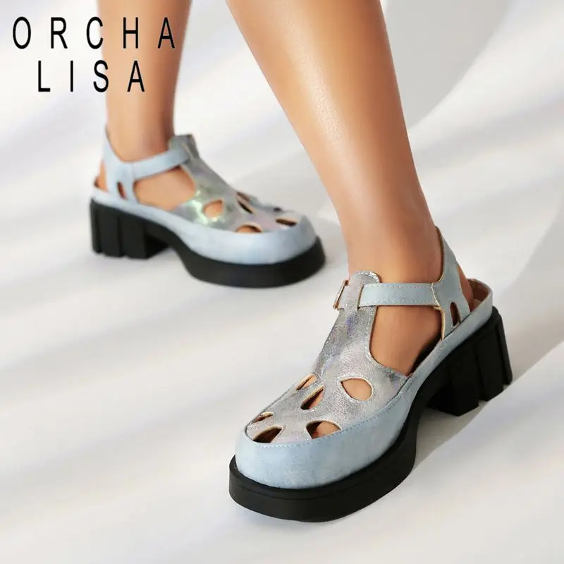 ORCHA LISA Новое поступление, жаркое лето, школьные туфли на толстом каблуке 4 см с Т-образным ремешком, большие размеры 42 43, разноцветная повседневная обувь, сандалии для девочек на платформе
ORCHA LISA Новое поступление, жаркое лето, школьные туфли на толстом каблуке 4 см с Т-образным ремешком, большие размеры 42 43, разноцветная повседневная обувь, сандалии для девочек на платформе