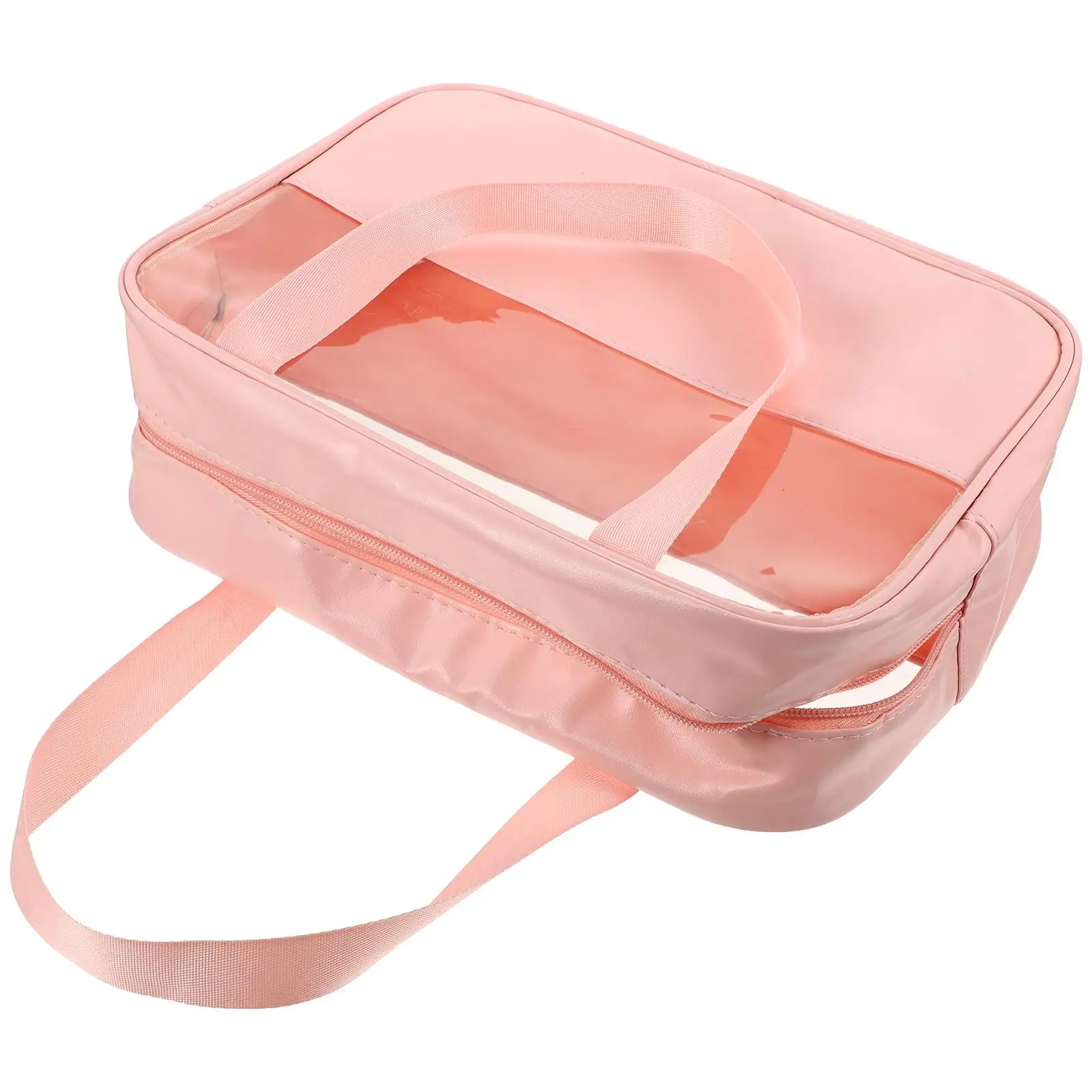 Transparent Travel Makeup Bag PU PVC Clear Storage ganizer Hanging Toiletry Bag Women Cosmetics Jewellery Lightweight Portable
Transparent Travel Makeup Bag PU PVC Clear Storage ganizer Hanging Toiletry Bag Women Cosmetics Jewellery Lightweight Portable