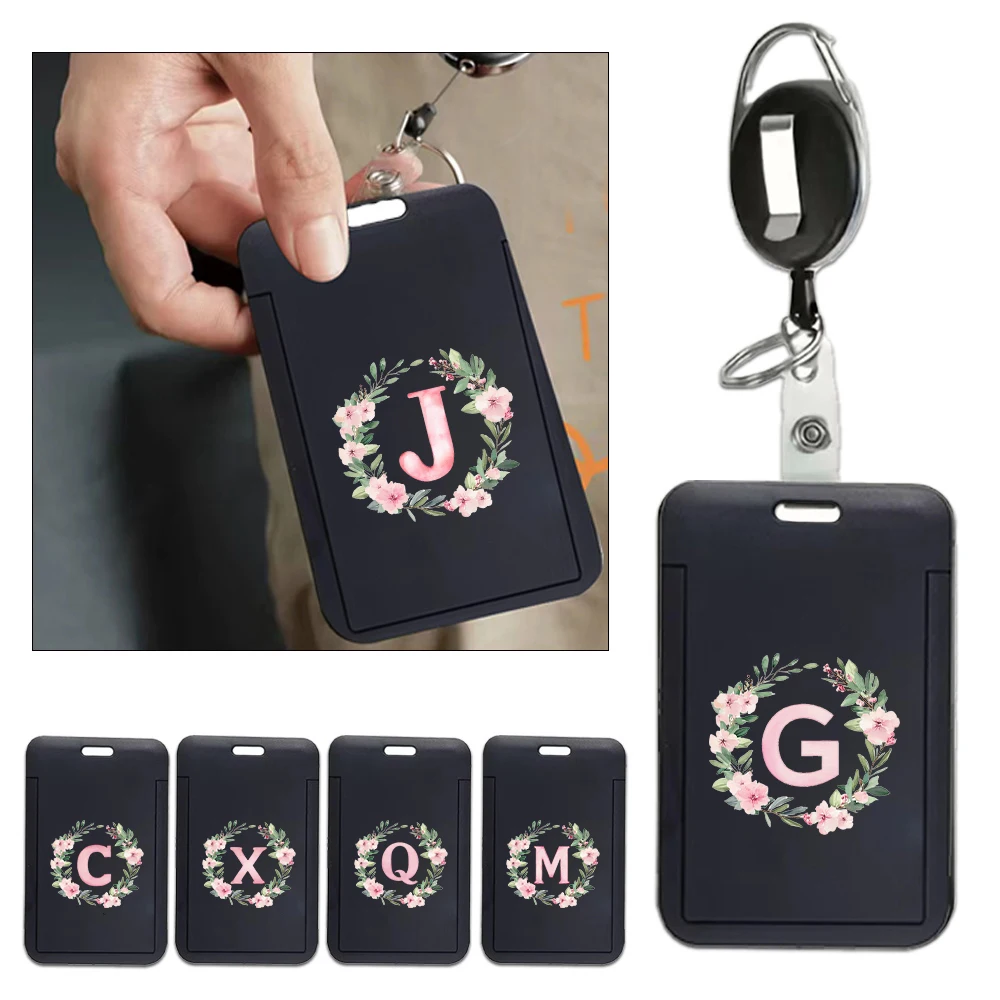 Card Case With Keychain Plastic Dustproof Card Set Identity Badge Clip Box Security Accessories Waterproof Wreath Letter Pattern
Card Case With Keychain Plastic Dustproof Card Set Identity Badge Clip Box Security Accessories Waterproof Wreath Letter Pattern