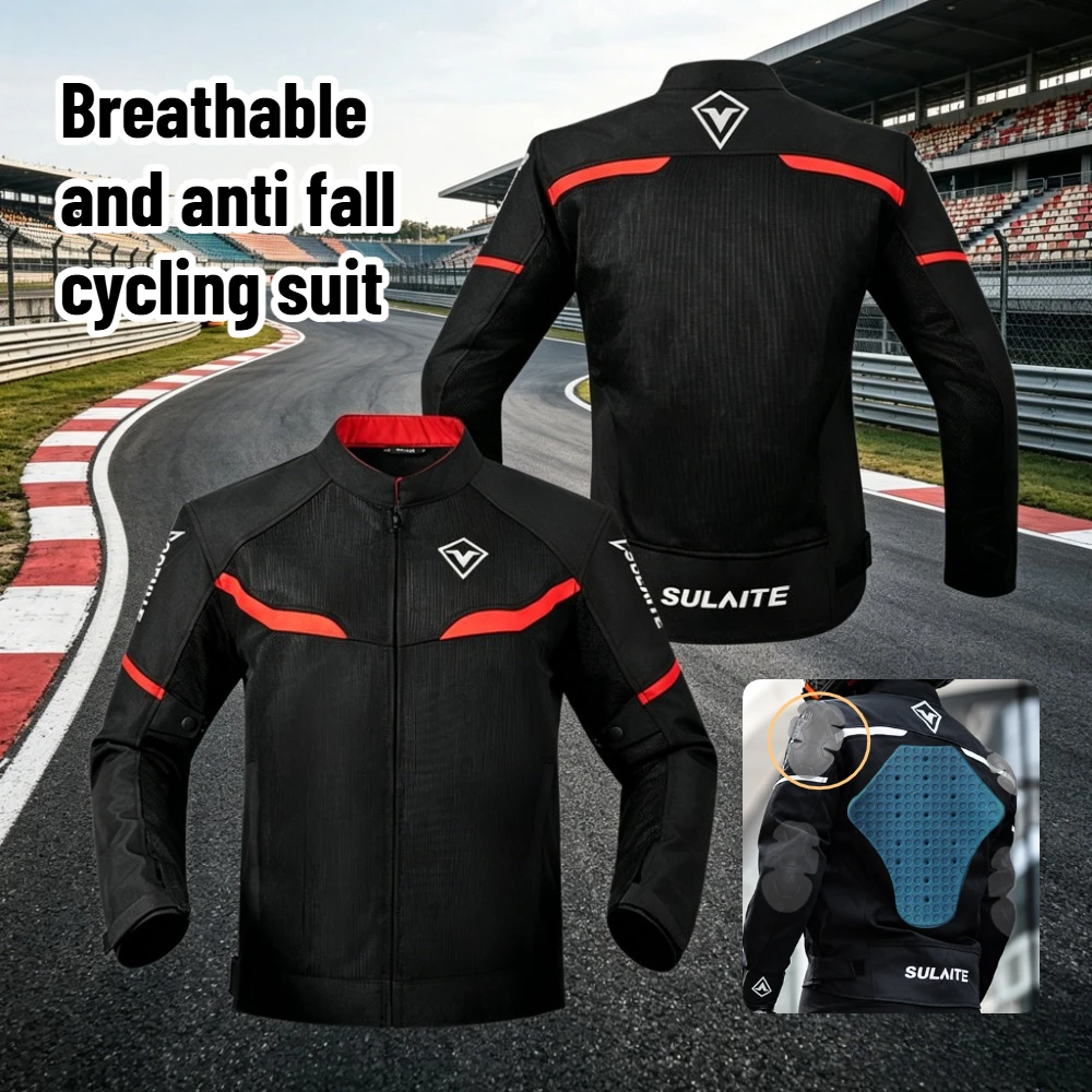 Summer Double-Layer Breathable Racing Motorcycle Riding Suit Anti-Fall Anti-Friction Trousers Endurance Motorcycle Travel Wear
Summer Double-Layer Breathable Racing Motorcycle Riding Suit Anti-Fall Anti-Friction Trousers Endurance Motorcycle Travel Wear