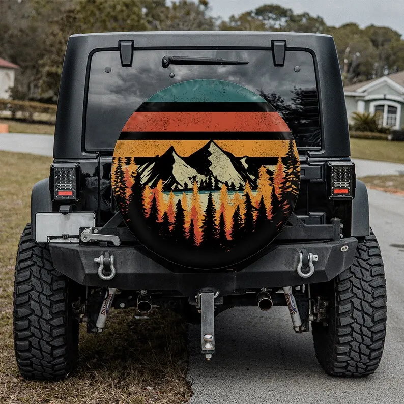 Spare Tire Covers For RV, Vintage Mountain Spare Tire Cover, Car Tire Cover, RV Tire Cover, Wrangler Tire Cover, Back Tire Cove
Spare Tire Covers For RV, Vintage Mountain Spare Tire Cover, Car Tire Cover, RV Tire Cover, Wrangler Tire Cover, Back Tire Cove