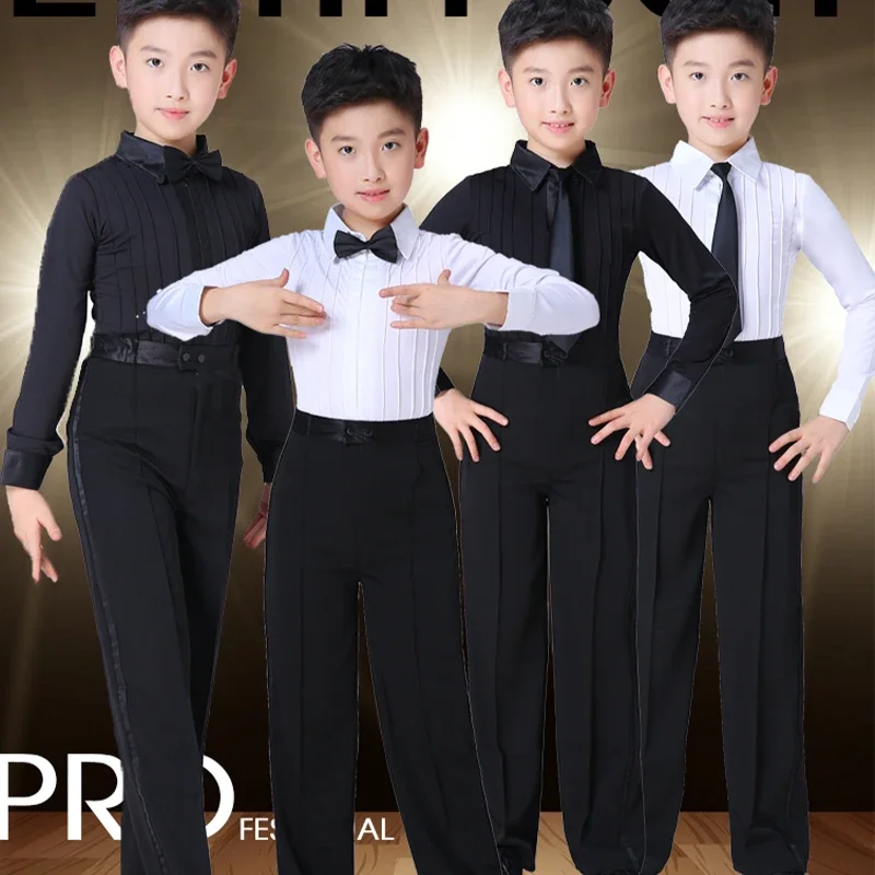 Boys Latin Dance Clothes Shirt + Pants Sets Kids Rumba Samba Dancewear Ballroom Costume Stage Performance Competition Outfit
Boys Latin Dance Clothes Shirt + Pants Sets Kids Rumba Samba Dancewear Ballroom Costume Stage Performance Competition Outfit