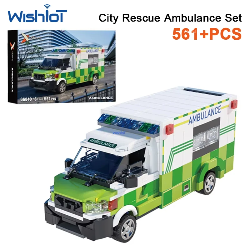 66040 561pcs Ambulance Model Building Block Set City Series Rescue Vehicle Bricks DIY Assembly Toys for Kids Boys Gifts
66040 561pcs Ambulance Model Building Block Set City Series Rescue Vehicle Bricks DIY Assembly Toys for Kids Boys Gifts