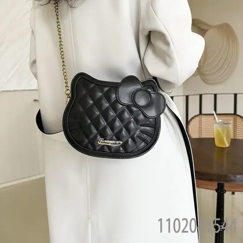 Sanrio Hello Kitty Shoulder Bag for Women with Chain Strap PU Leather Luxury Designer Bag White Pink Black Purse
Sanrio Hello Kitty Shoulder Bag for Women with Chain Strap PU Leather Luxury Designer Bag White Pink Black Purse