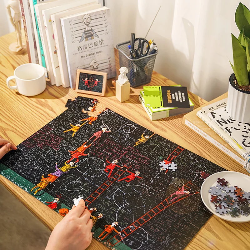500pcs Math Madman Puzzle Jigsaw Comic Theme Puzzle Adult Teenager Ornament Hanging Painting Art Picture Room Secoration
500pcs Math Madman Puzzle Jigsaw Comic Theme Puzzle Adult Teenager Ornament Hanging Painting Art Picture Room Secoration