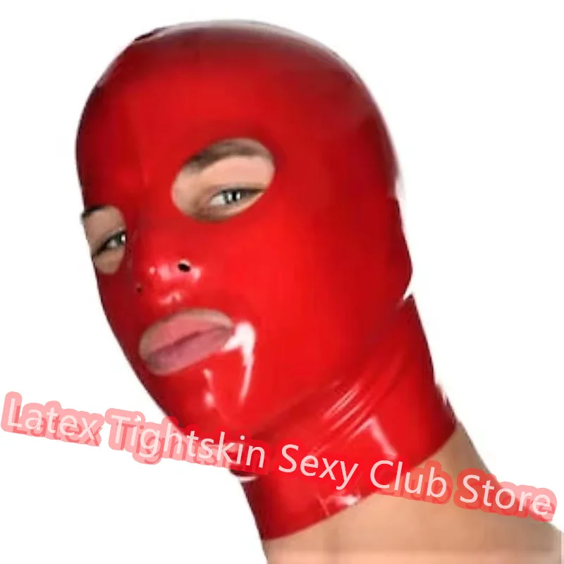 Latex Hood Rubber Gummi Red Open Mouth Masks Rear Zip Customized 0.4mm Halloween Cosplay Costumes for Men Women
Latex Hood Rubber Gummi Red Open Mouth Masks Rear Zip Customized 0.4mm Halloween Cosplay Costumes for Men Women