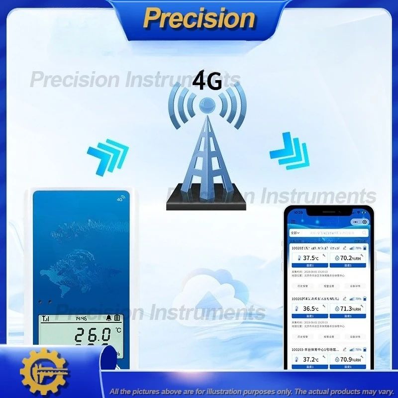2026 Digital Humidity and Temperature Monitor with Remote Alarm for Cold Chain Logistics Greenhouse Farming and Refrigerated