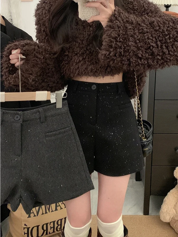 Женские зимние шерстяные брюки с высокой талией, прямые, однотонные, больших размеров, для повседневной носки, фасон А-силуэт
Женские зимние шерстяные брюки с высокой талией, прямые, однотонные, больших размеров, для повседневной носки, фасон А-силуэт