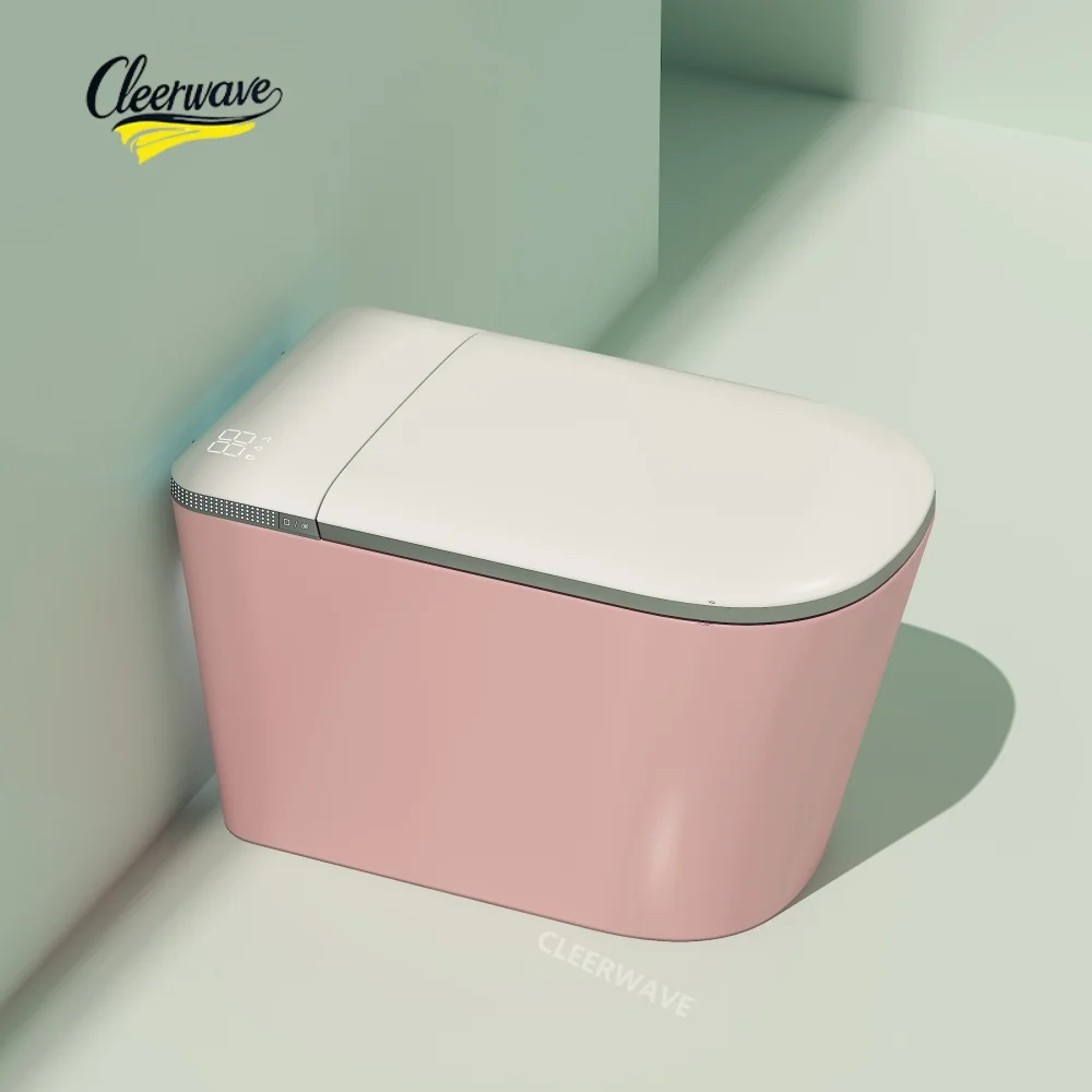 Pink Square Japanese Bidet Electric Smart Toilet With Heated Seat Dual-Flush Remote Control Wall-Mounted Ceramic 3-Year Warranty
Pink Square Japanese Bidet Electric Smart Toilet With Heated Seat Dual-Flush Remote Control Wall-Mounted Ceramic 3-Year Warranty