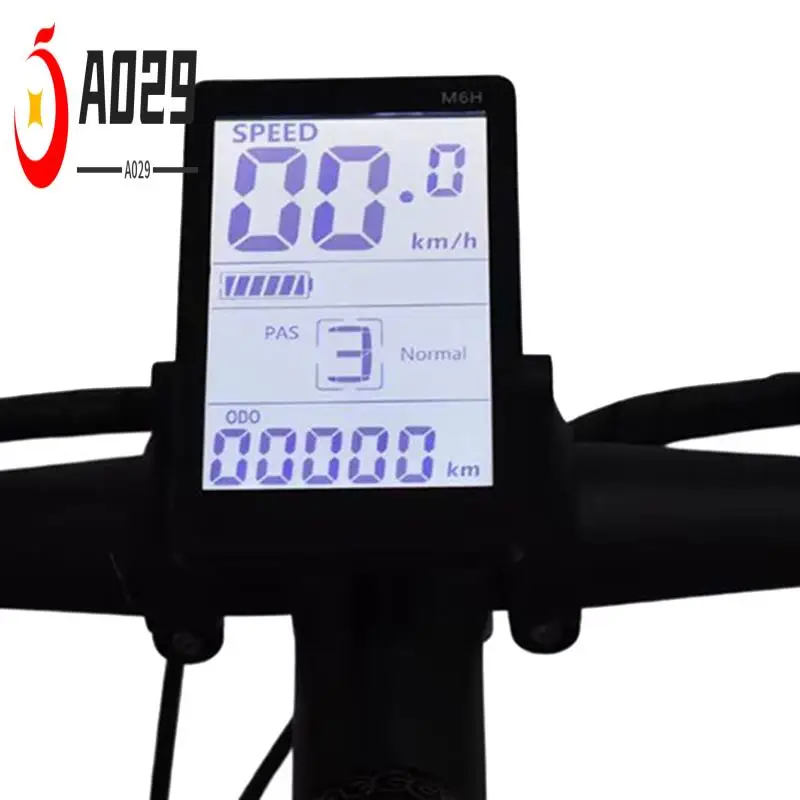 A029-M6H Electric Bike LCD Display Meter Dashboard 24V-60V Universal E Scooter LCD Panel Screen Replacement For Electric Bike (5
A029-M6H Electric Bike LCD Display Meter Dashboard 24V-60V Universal E Scooter LCD Panel Screen Replacement For Electric Bike (5