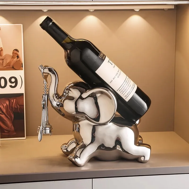 Light Luxury High-end Elephant Wine Tray, Red Wine Rack Decoration, Home Living Room Wine Cabinet, Dining Cabinet Decoration
Light Luxury High-end Elephant Wine Tray, Red Wine Rack Decoration, Home Living Room Wine Cabinet, Dining Cabinet Decoration