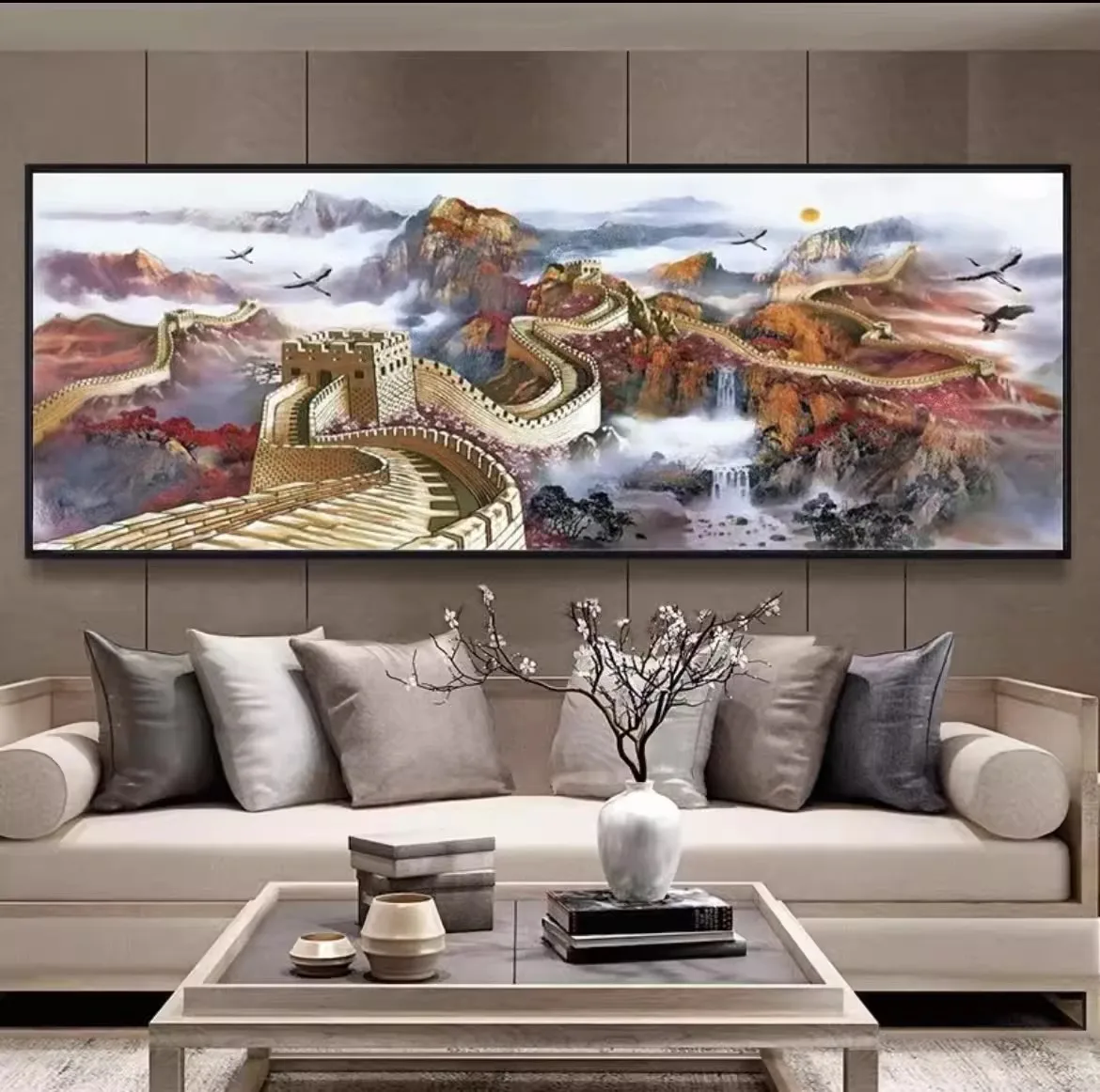 9ct 240x89cm The Great Wall Embroidery DIY Chinese Style Printed Kits Cross Stitch Needlework Set Home Decor Crafts
9ct 240x89cm The Great Wall Embroidery DIY Chinese Style Printed Kits Cross Stitch Needlework Set Home Decor Crafts