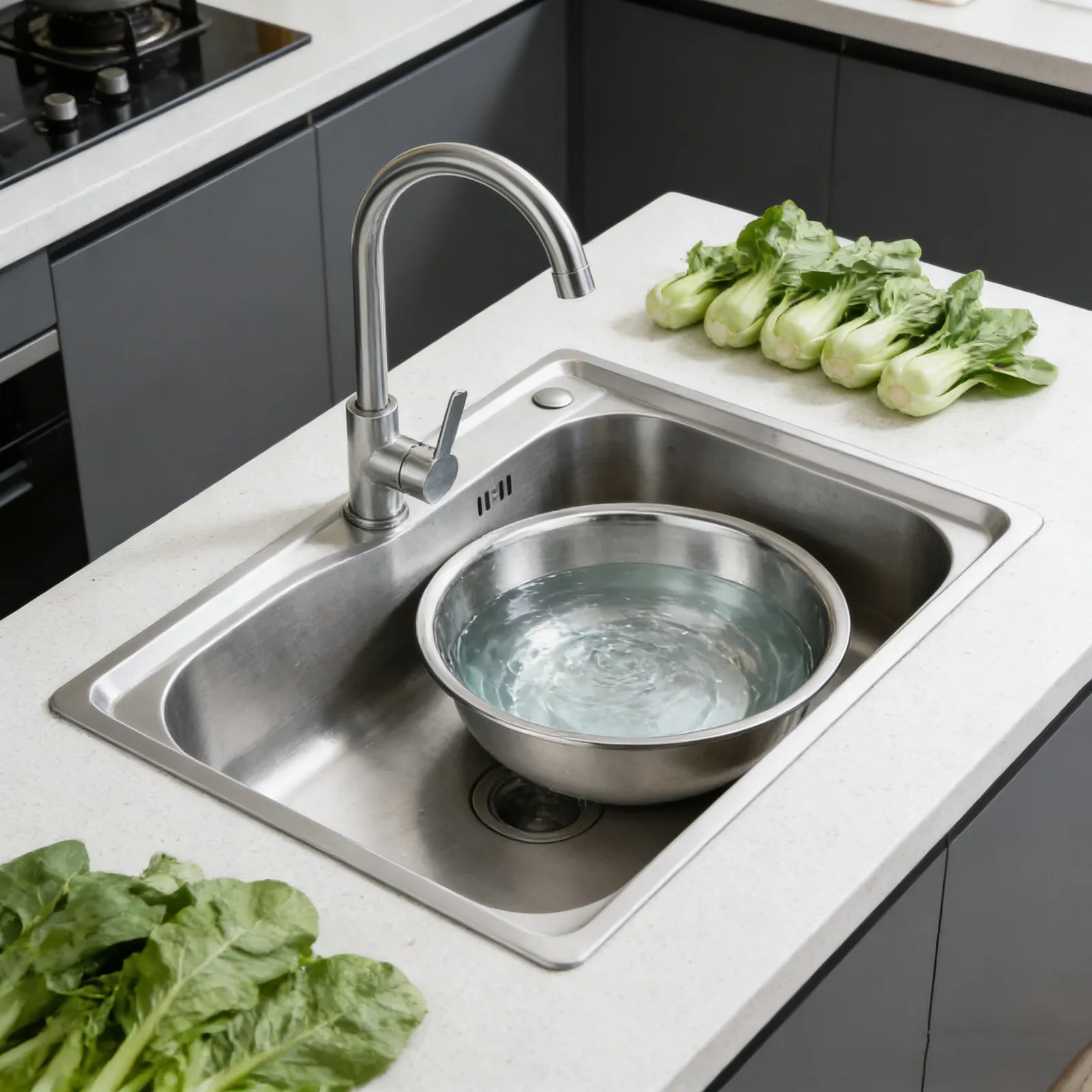 2Pcs Stainless Steel Basin Thick Food Basin Vegetable Wash Large Kitchen Mixing Bowl Multipurpose Stainless Bowl Easy Clean
2Pcs Stainless Steel Basin Thick Food Basin Vegetable Wash Large Kitchen Mixing Bowl Multipurpose Stainless Bowl Easy Clean
