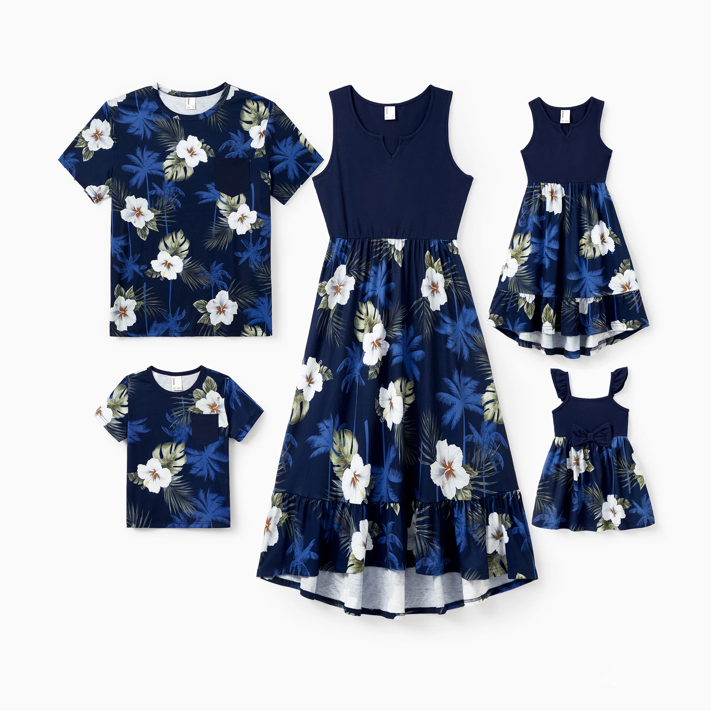 PatPat Family Matching Floral Print Cotton Top Short-sleeve Shirt or Splicing Sleeveless Tank Dress
PatPat Family Matching Floral Print Cotton Top Short-sleeve Shirt or Splicing Sleeveless Tank Dress