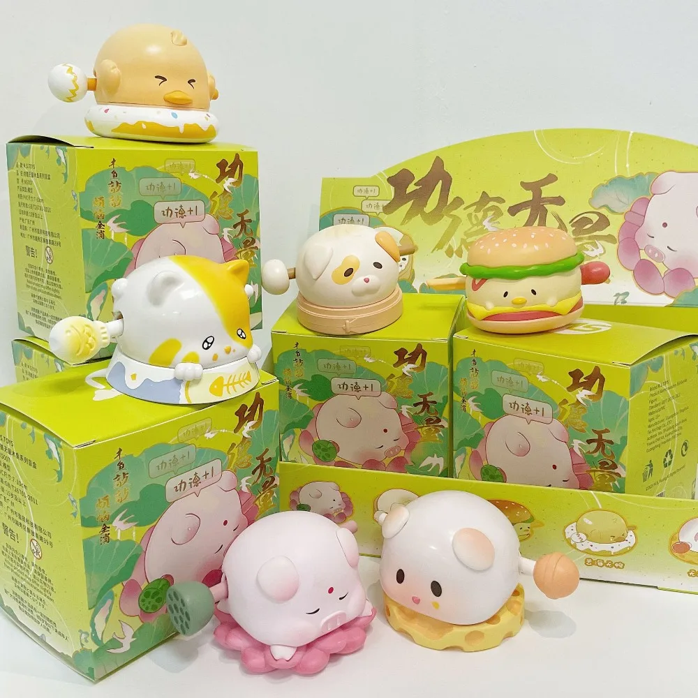 Cute Cat Figurines Blind Box Figurines Soundmaking Wooden Fish Animal Shape Decompression Toy
Cute Cat Figurines Blind Box Figurines Soundmaking Wooden Fish Animal Shape Decompression Toy