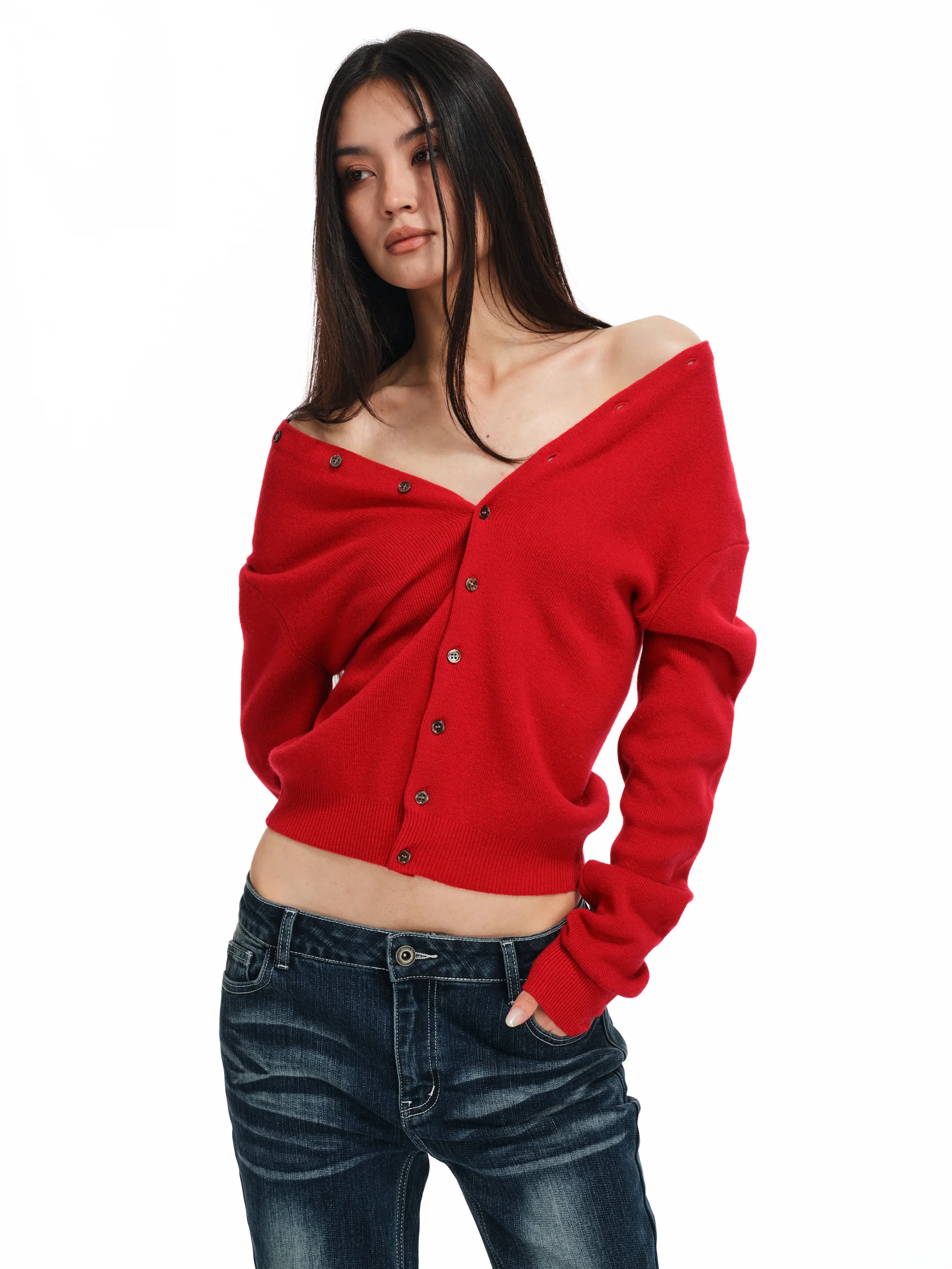 Full Wool Knitted V-Ne Open Cardigan oulder Sve Ladies Casual Sle Warmth Comfortable Length ort Pure Color
Full Wool Knitted V-Ne Open Cardigan oulder Sve Ladies Casual Sle Warmth Comfortable Length ort Pure Color