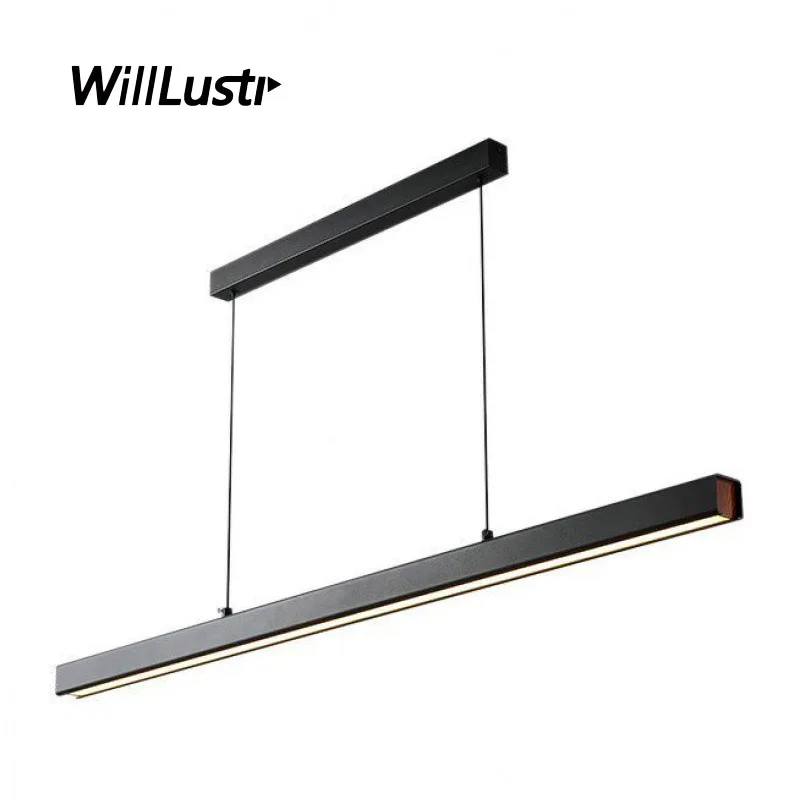 Aluminum LED Pendant Lamp Iron Long Bar Suspension Light Office Hotel Counter Creative Acrylic Wood Hanging Ceiling Chandelier
Aluminum LED Pendant Lamp Iron Long Bar Suspension Light Office Hotel Counter Creative Acrylic Wood Hanging Ceiling Chandelier
