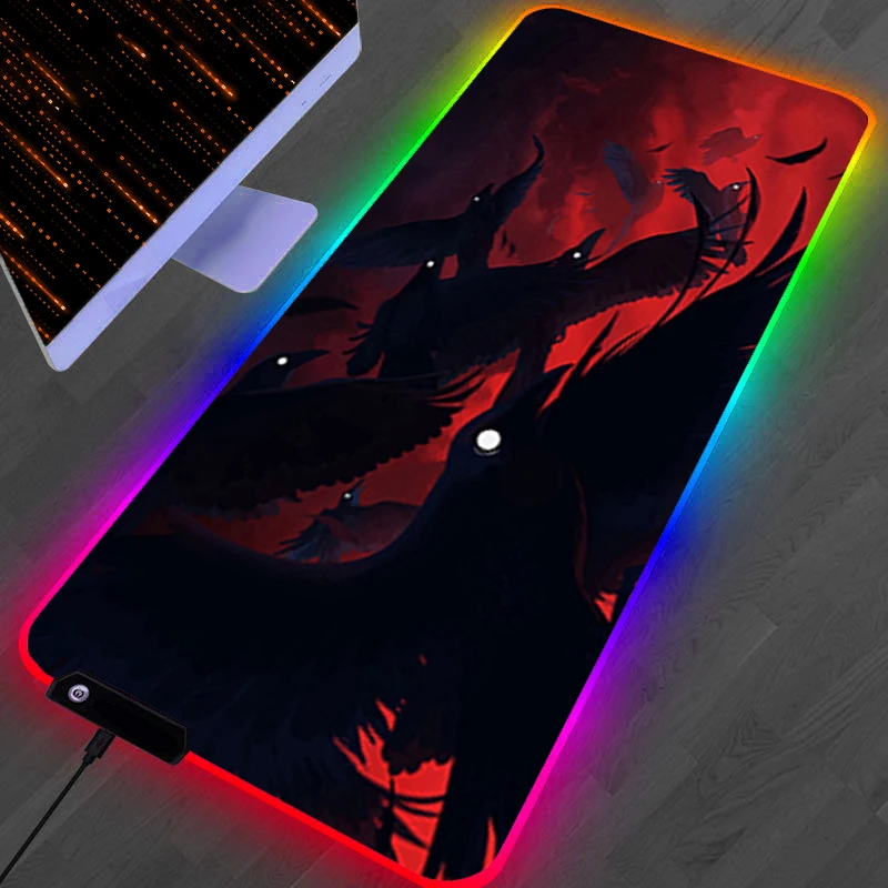 RGB светодиодный коврик для мыши, резиновый удлиненный коврик для ноутбука, настольный коврик для мыши, компьютерный геймер, мультяшный HD коврик для мыши, аксессуары для ПК, коврик для клавиатуры Crow
RGB светодиодный коврик для мыши, резиновый удлиненный коврик для ноутбука, настольный коврик для мыши, компьютерный геймер, мультяшный HD коврик для мыши, аксессуары для ПК, коврик для клавиатуры Crow
