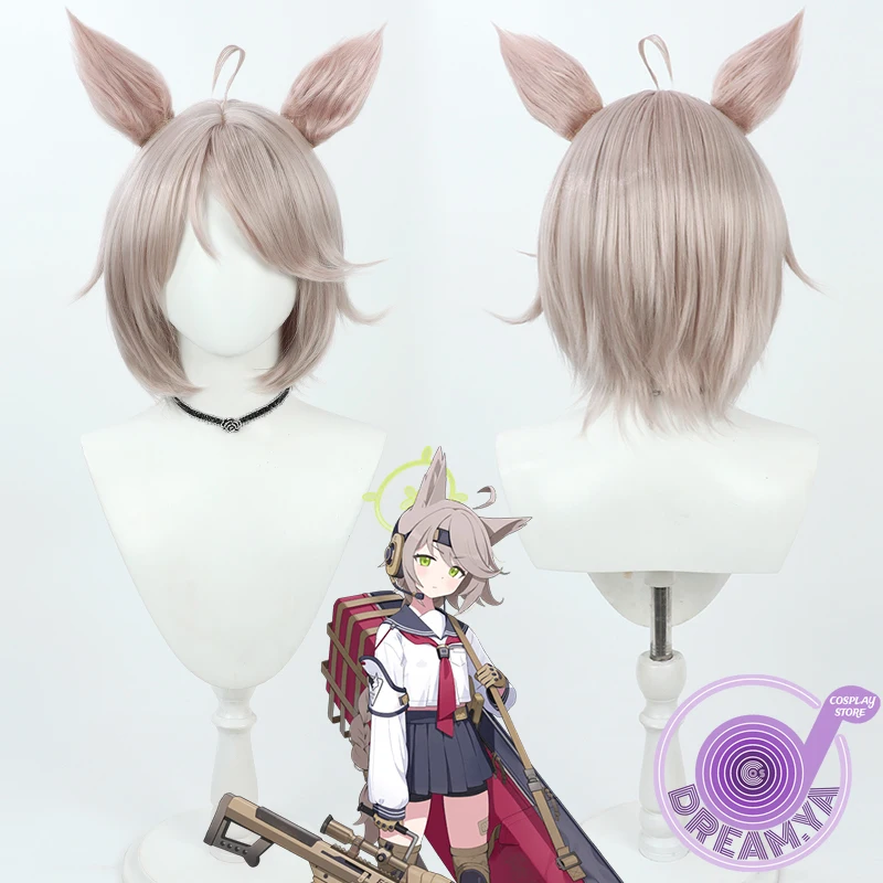 Otogi Cosplay Wig Blue Archive Game Short Heat Resistant Synthetic Hair Halloween Role Play Party + Free Wig Cap
Otogi Cosplay Wig Blue Archive Game Short Heat Resistant Synthetic Hair Halloween Role Play Party + Free Wig Cap