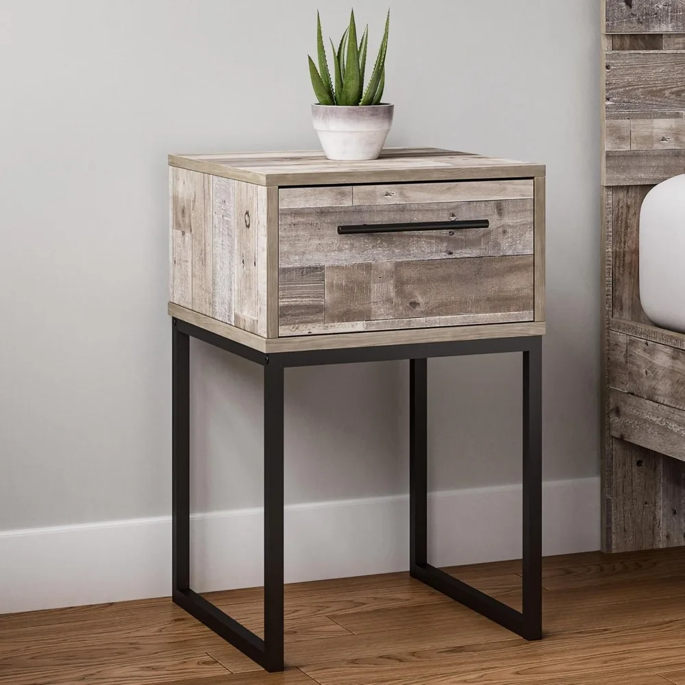 Signature Design от Ashley Neilsville Прикроватная тумбочка с 1 ящиком, высота 26 дюймов, светло-коричневый
Signature Design от Ashley Neilsville Прикроватная тумбочка с 1 ящиком, высота 26 дюймов, светло-коричневый