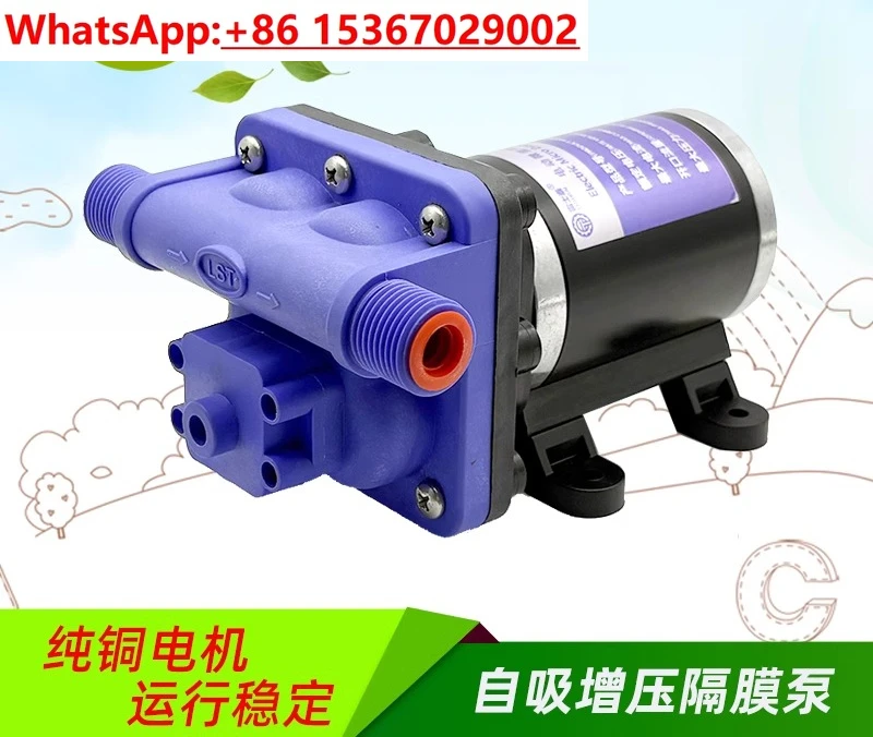 Purple) Household self-priming pump water heater booster pump RV faucet electric diaphragm pump 12V24V low noise
Purple) Household self-priming pump water heater booster pump RV faucet electric diaphragm pump 12V24V low noise