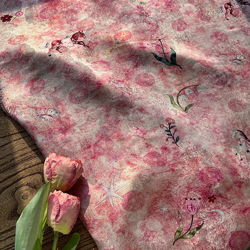 L100cm X W150cm Rayon Floral Pink Butterfly Pony Jacquard Fabric Chinese Style Qipao Shirt Hanfu Sewing DIY Textile Wholesale
L100cm X W150cm Rayon Floral Pink Butterfly Pony Jacquard Fabric Chinese Style Qipao Shirt Hanfu Sewing DIY Textile Wholesale