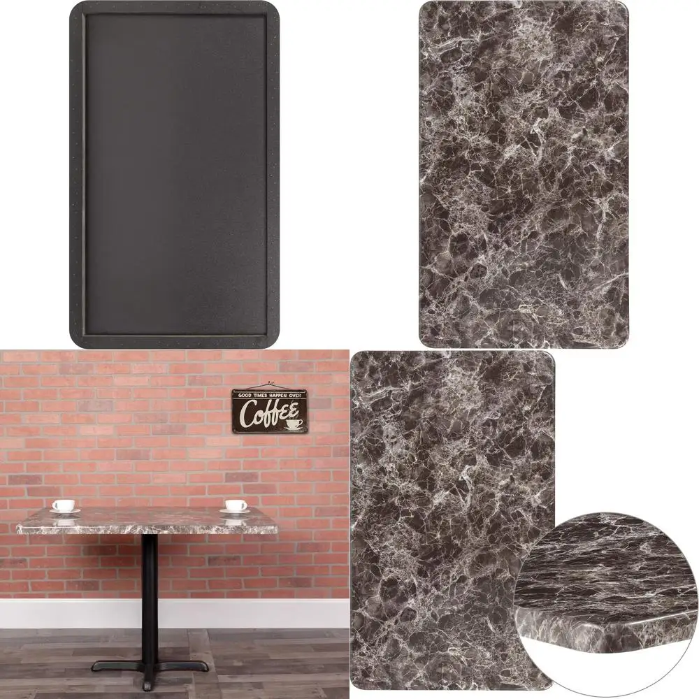 24 x 42 Gray Marble Laminate Rectangular Table Top - Commercial Grade Glenbrook
24 x 42 Gray Marble Laminate Rectangular Table Top - Commercial Grade Glenbrook