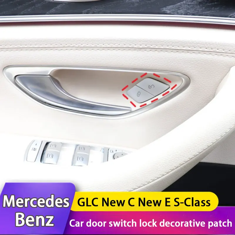 For Mercedes Benz W213 W205 C E S class W222 GLC X253 2015 2016-2019 2020 2021 Car Front Door Lock Switch Unlock Button Trim
For Mercedes Benz W213 W205 C E S class W222 GLC X253 2015 2016-2019 2020 2021 Car Front Door Lock Switch Unlock Button Trim