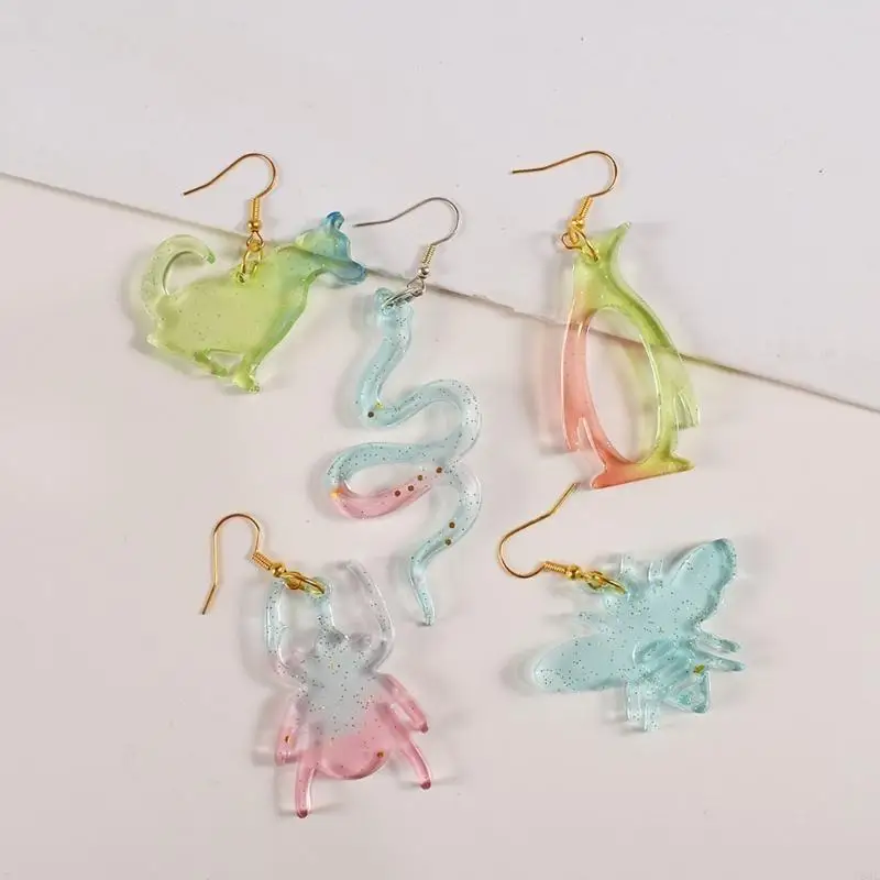 Y08C Easy to Use Silicone Earring Molds Animal Theme Resin Jewelry Pendant Molds Keychain Moulds Suitable for Hand-Making
Y08C Easy to Use Silicone Earring Molds Animal Theme Resin Jewelry Pendant Molds Keychain Moulds Suitable for Hand-Making