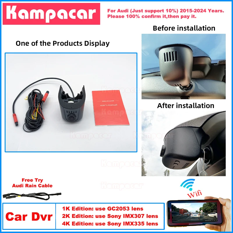 AD07 Plug and Play 1K 2K 4K Dash Cam Car DVR Camera for Audi A3 A4 B9 8W A5 A6 A7 C8 A8 S3 S8 Q3 Q5 Q7 Q8 E Tron Etron 2015-2024
AD07 Plug and Play 1K 2K 4K Dash Cam Car DVR Camera for Audi A3 A4 B9 8W A5 A6 A7 C8 A8 S3 S8 Q3 Q5 Q7 Q8 E Tron Etron 2015-2024