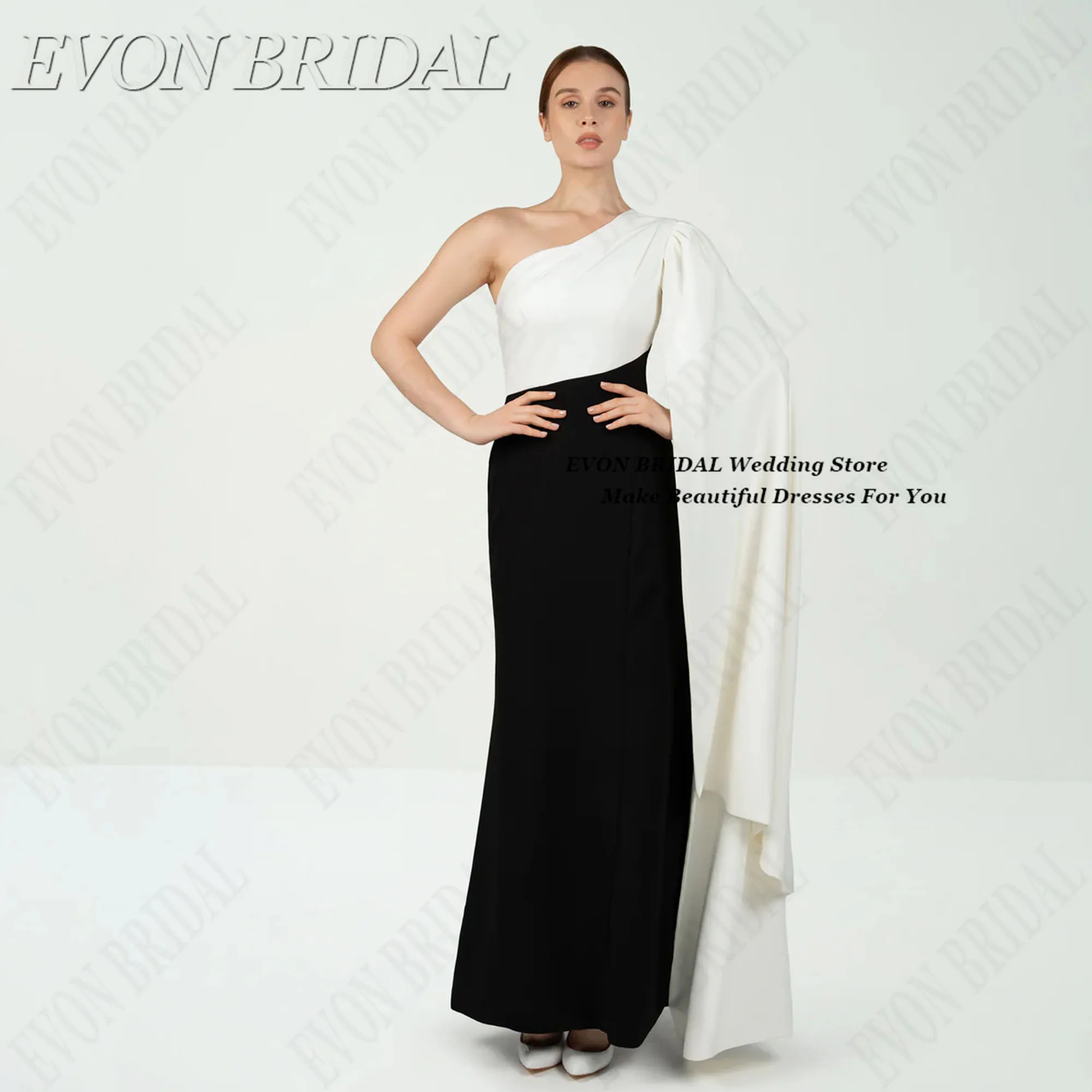 EVON BRIDAL Formal Elegant Evening Party Gowns Simple Soft Satin Wedding Party Dress One Shoulder Party Prom Dress Customized
EVON BRIDAL Formal Elegant Evening Party Gowns Simple Soft Satin Wedding Party Dress One Shoulder Party Prom Dress Customized