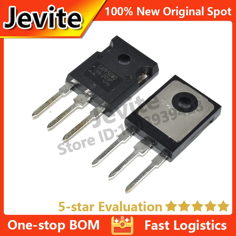 Jevite 100% новый Оригинальная электроника контроллер G4PF50WD IRG4PF50WDPBF 900V 28A TO-247 IGBT триодный транзистор
Jevite 100% новый Оригинальная электроника контроллер G4PF50WD IRG4PF50WDPBF 900V 28A TO-247 IGBT триодный транзистор