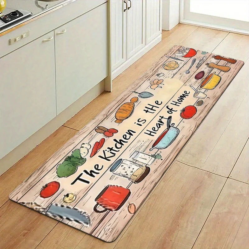 Кухонный коврик из диатомитовой земли "Кухня - сердце дома", длинный, с нескользящей резиновой основой, декоративный коврик для ванной комнаты
Кухонный коврик из диатомитовой земли "Кухня - сердце дома", длинный, с нескользящей резиновой основой, декоративный коврик для ванной комнаты
