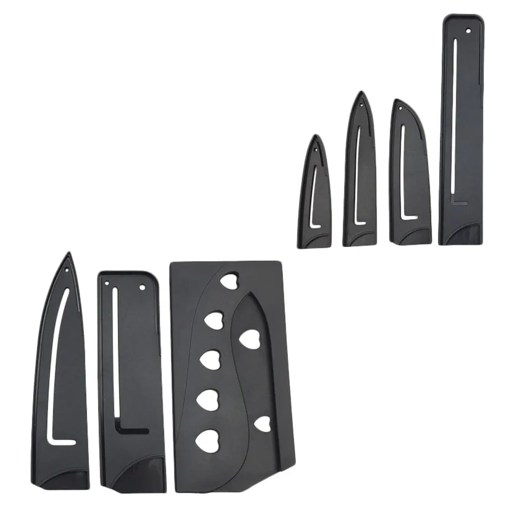 7pcs Plastic Knife Storage Covers Safety Cutter Protective Set Impact Resistant Kitchen Accessories For Chef Santoku
7pcs Plastic Knife Storage Covers Safety Cutter Protective Set Impact Resistant Kitchen Accessories For Chef Santoku