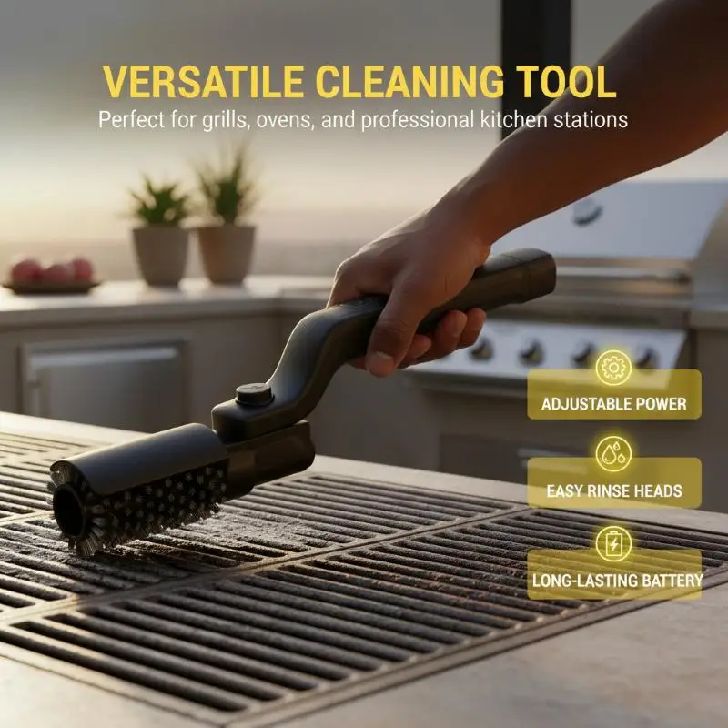 Kitchen Brush BBQ Accessories Bbq Brush Rechargeable Electric Grill Brush Electric Grill Brush Bbq Brush Cleaning Paving Brush
Kitchen Brush BBQ Accessories Bbq Brush Rechargeable Electric Grill Brush Electric Grill Brush Bbq Brush Cleaning Paving Brush