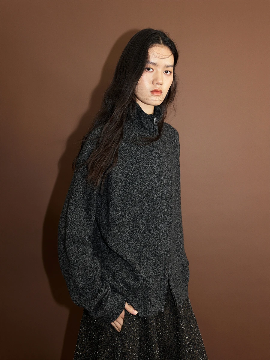 CAREMIND Spor Вязаный кардиган свободного кроя для женщин, повседневный, с длинными рукавами, вязаный свитер
CAREMIND Spor Вязаный кардиган свободного кроя для женщин, повседневный, с длинными рукавами, вязаный свитер