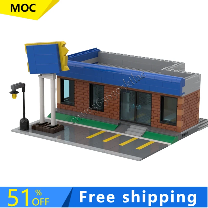 717 деталей MOC Городские уличные пейзажи Модульный конструктор «Аренда видеоприставок» Развивающая сборная игрушка для детей Популярный подарок
717 деталей MOC Городские уличные пейзажи Модульный конструктор «Аренда видеоприставок» Развивающая сборная игрушка для детей Популярный подарок