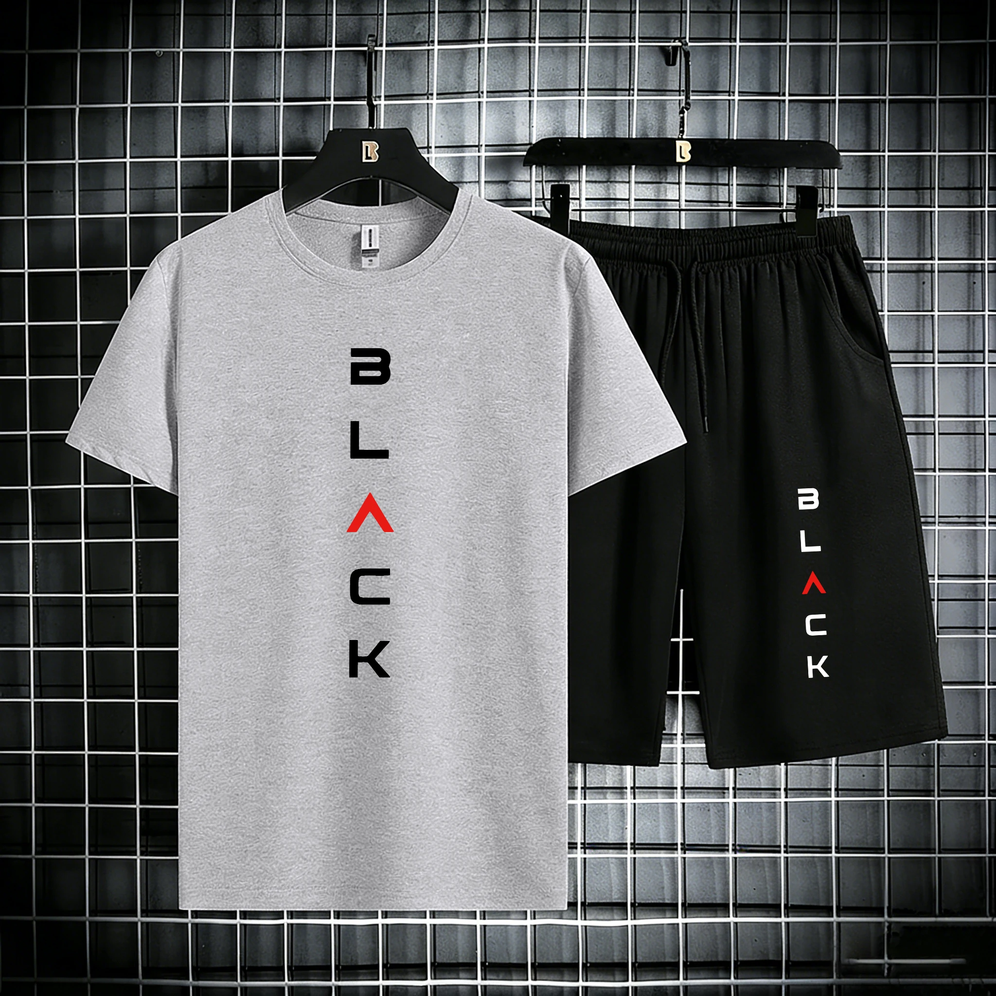 Black Simple Letter Pattern Mens Cotton Summer Classic Short Suits Cool All-Match Streetwear Soft Pocket Bottom Daily 2Pc Set
Black Simple Letter Pattern Mens Cotton Summer Classic Short Suits Cool All-Match Streetwear Soft Pocket Bottom Daily 2Pc Set