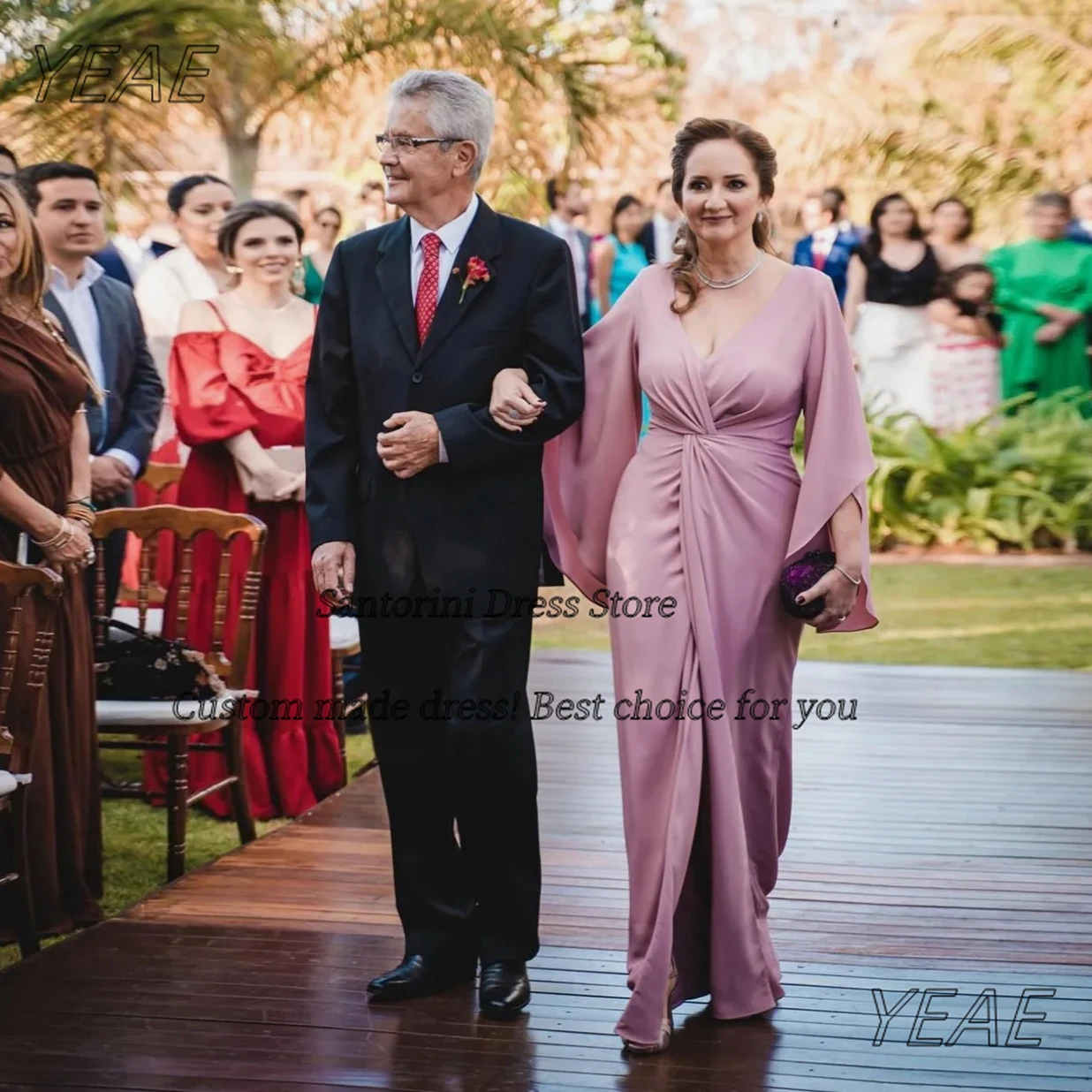 Санторини Индивидуальное свадебное платье для матери невесты с V-образным вырезом и рюшами по бокам, платья для выпускного вечера с длинными рукавами, вечерние платья
Санторини Индивидуальное свадебное платье для матери невесты с V-образным вырезом и рюшами по бокам, платья для выпускного вечера с длинными рукавами, вечерние платья