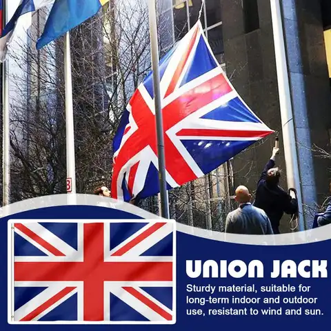 90X150cm Bandeira Nacional do Reino Unido Union Jack Reino Unido Britânico Inglaterra País Banner