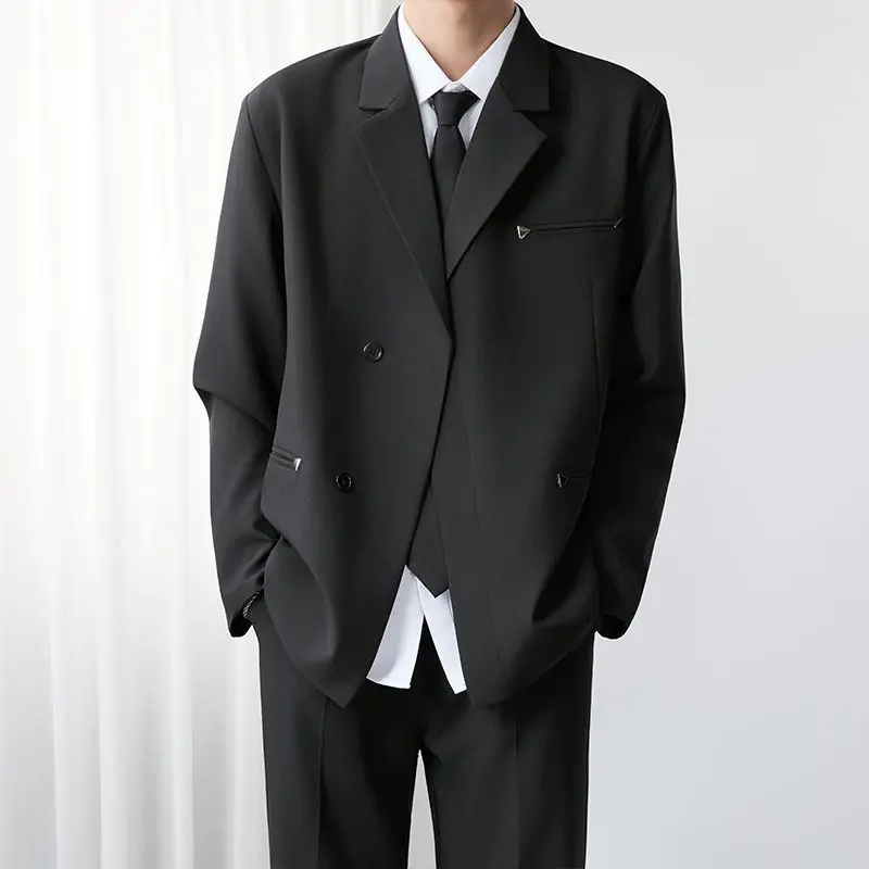 Casual Single-breasted Slim Fit Men's Suit Jaet Double Row Buttons Spring Autumn Lightweight Faionable Busin Cotton Co...
Casual Single-breasted Slim Fit Men's Suit Jaet Double Row Buttons Spring Autumn Lightweight Faionable Busin Cotton Co...