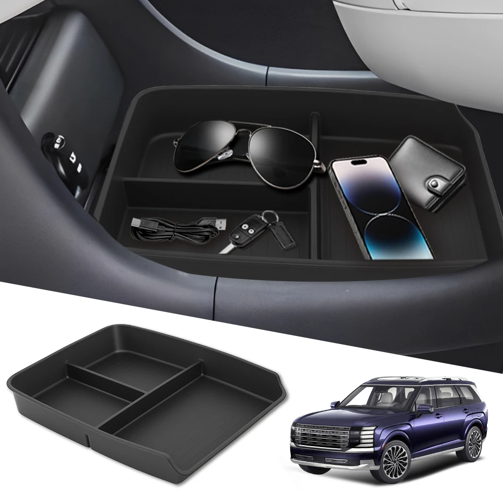 Armrest Storage Tray For Hyundai Palisade 2026 Lower Center Console Organizer Box TPE Car Interior Accessories Black
Armrest Storage Tray For Hyundai Palisade 2026 Lower Center Console Organizer Box TPE Car Interior Accessories Black