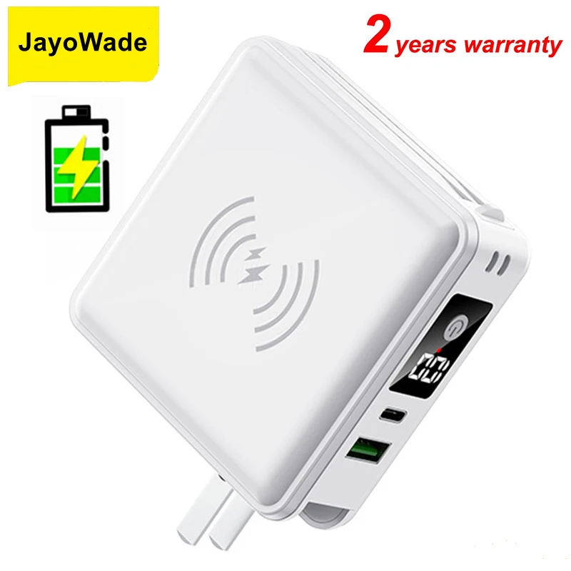 15000mAh Power Bank With Plug Multi-function 6 in 1 PowerBank Built Cable AC Plug 22.5W PD Super Fast Charging Travel Charger 
15000mAh Power Bank With Plug Multi-function 6 in 1 PowerBank Built Cable AC Plug 22.5W PD Super Fast Charging Travel Charger