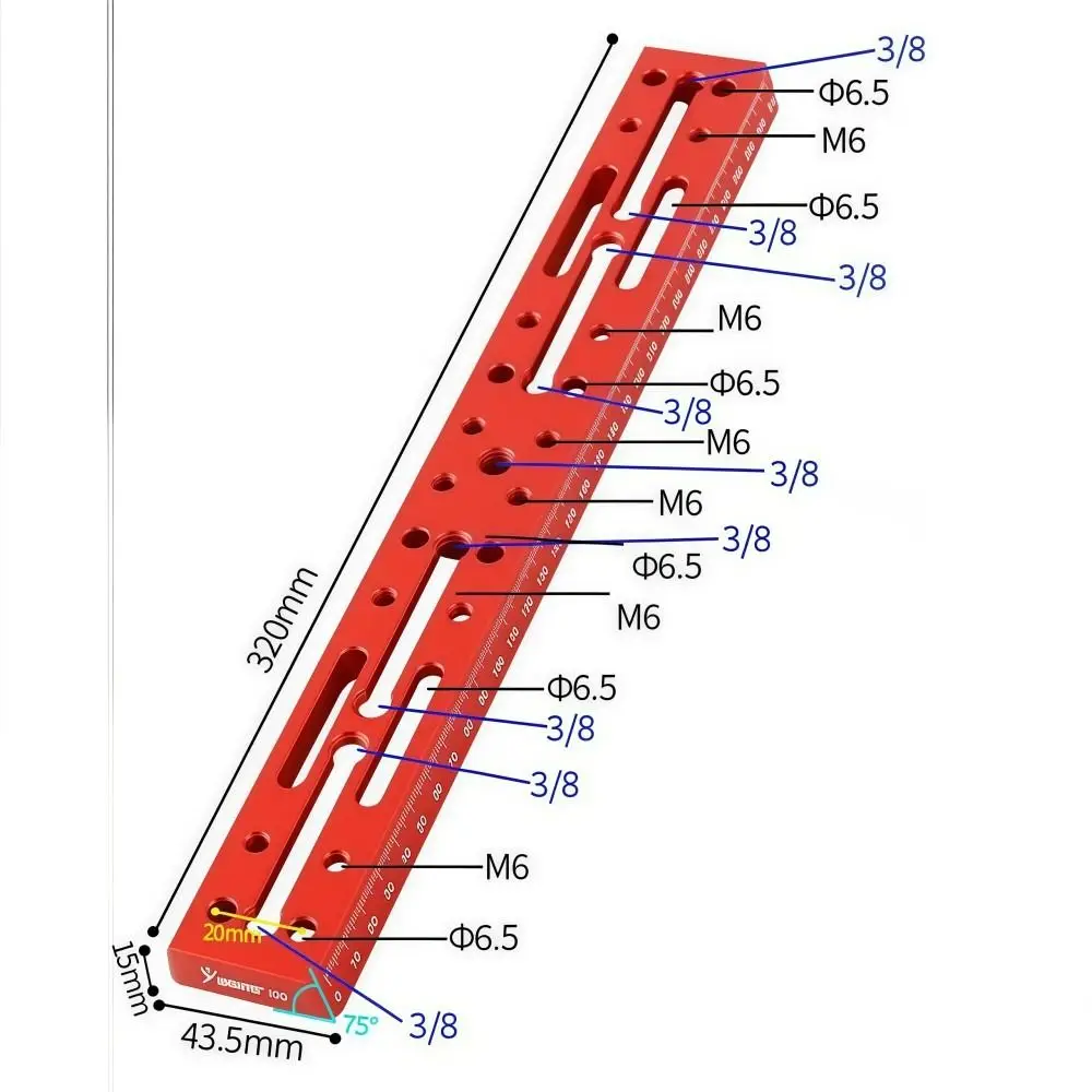 New 100/220/320/440MM Telescope Rail Red with Scale Narrow-gauge Dovetail Plate Metal Telescope Rail Base For Astro Telescope
New 100/220/320/440MM Telescope Rail Red with Scale Narrow-gauge Dovetail Plate Metal Telescope Rail Base For Astro Telescope