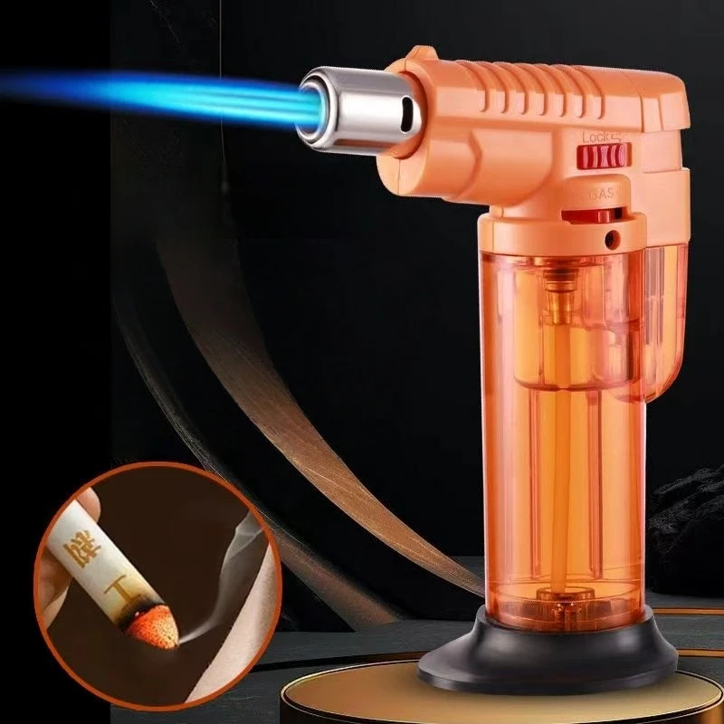 New Large Capacity Inflatable Lighter Windproof Direct Spray Flame Transparent Chamber Butane Gas Lockable Home Lighter
New Large Capacity Inflatable Lighter Windproof Direct Spray Flame Transparent Chamber Butane Gas Lockable Home Lighter
