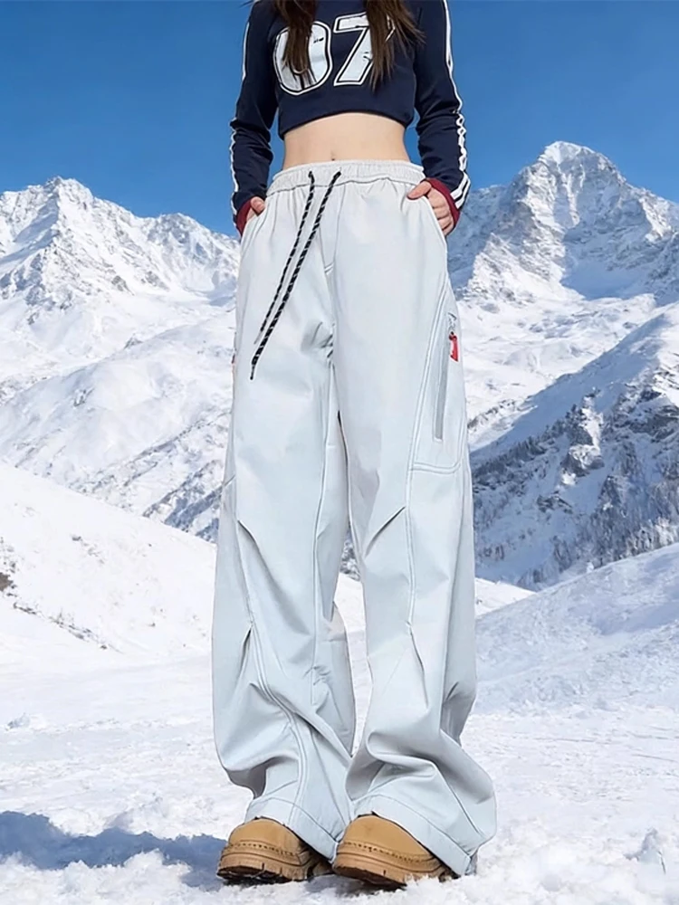 Северо-восточные мужские и женские водонепроницаемые ветрозащитные морозостойкие лыжные штаны на подкладке, уличная прямая рабочая одежда, футболка...
Северо-восточные мужские и женские водонепроницаемые ветрозащитные морозостойкие лыжные штаны на подкладке, уличная прямая рабочая одежда, футболка...