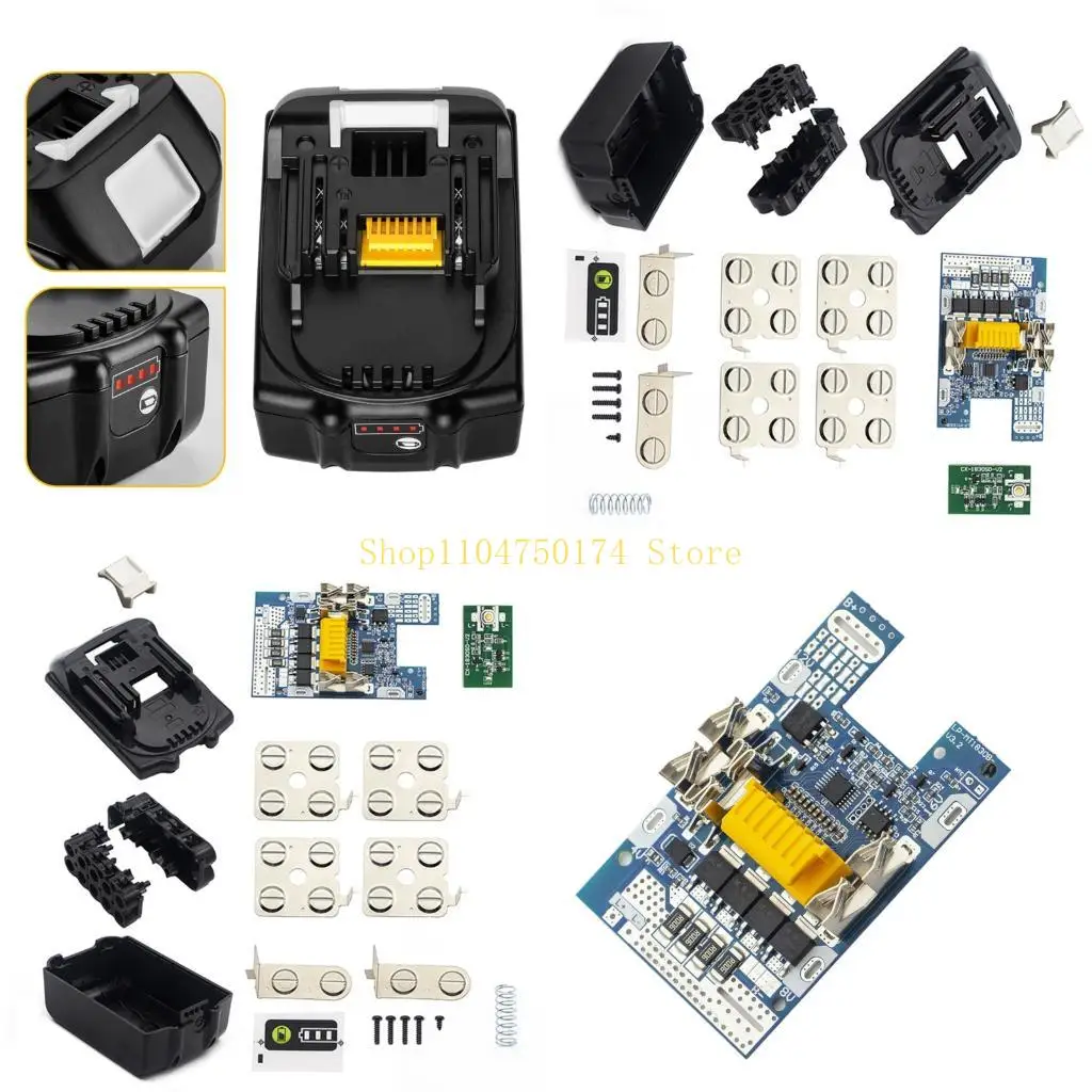 High Capacity 18650 Battery Pack Housing Complete Plastic Case Set Overcharge Overheat Protective with PCB Circuit top sale 
High Capacity 18650 Battery Pack Housing Complete Plastic Case Set Overcharge Overheat Protective with PCB Circuit top sale