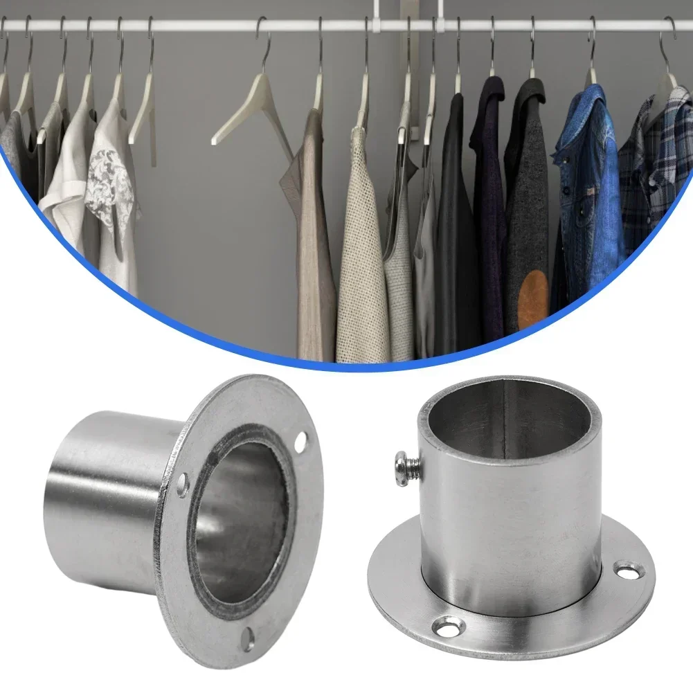 Space Saving Stainless Steel Closet Bar Stand Efficient Rod Pole Socket End Perfect for Hanging Rods and Curtain Railings
Space Saving Stainless Steel Closet Bar Stand Efficient Rod Pole Socket End Perfect for Hanging Rods and Curtain Railings